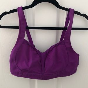 Purple Lululemon Tame Your Tatas bra